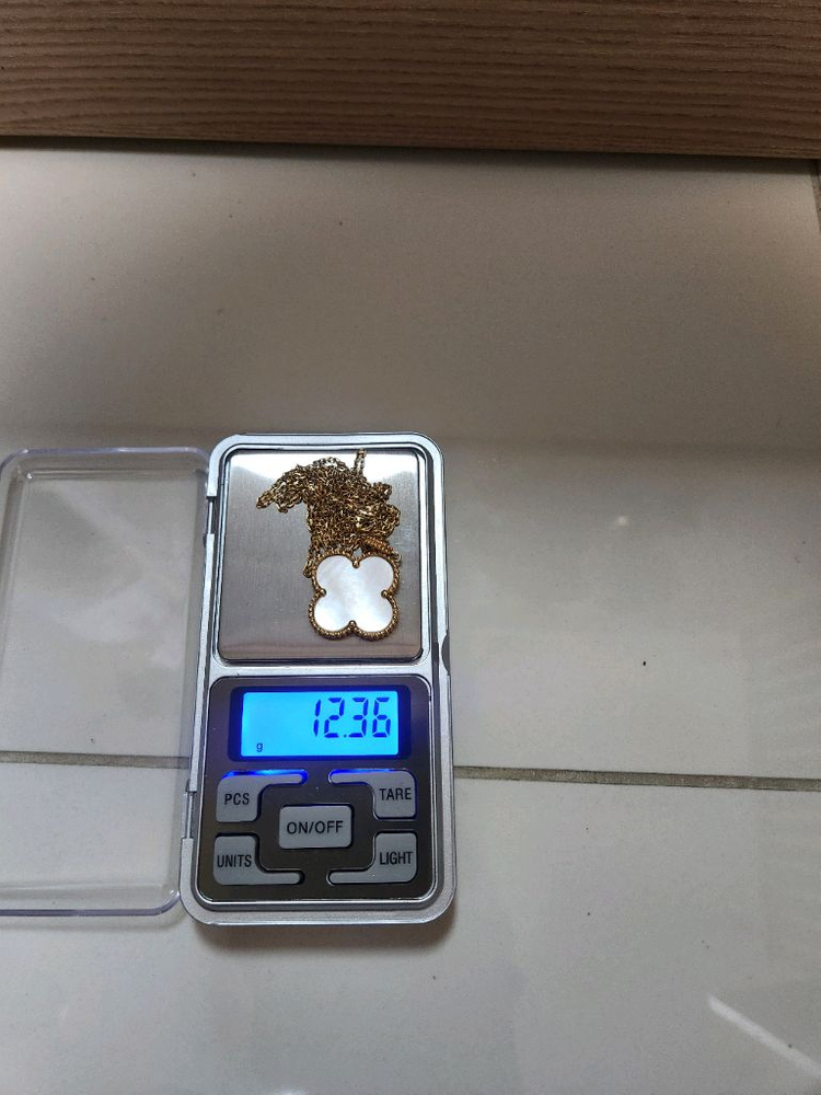 18k 반클리프 목걸이--6