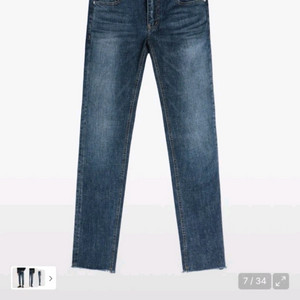 페이탈리즘 Tydi crop #0064 커팅진 46사이즈(30~31) 이미지