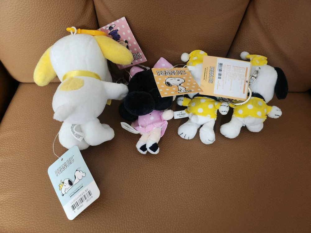 스누피 피넛 키링인형--1