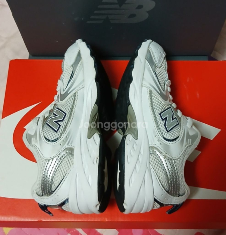 뉴발란스키즈 530화이트스틸 175운동화 이미지