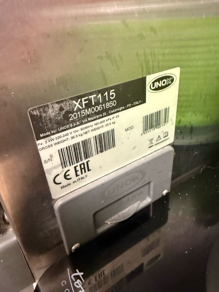 우녹스 컨백션 오븐 XFT115 이미지