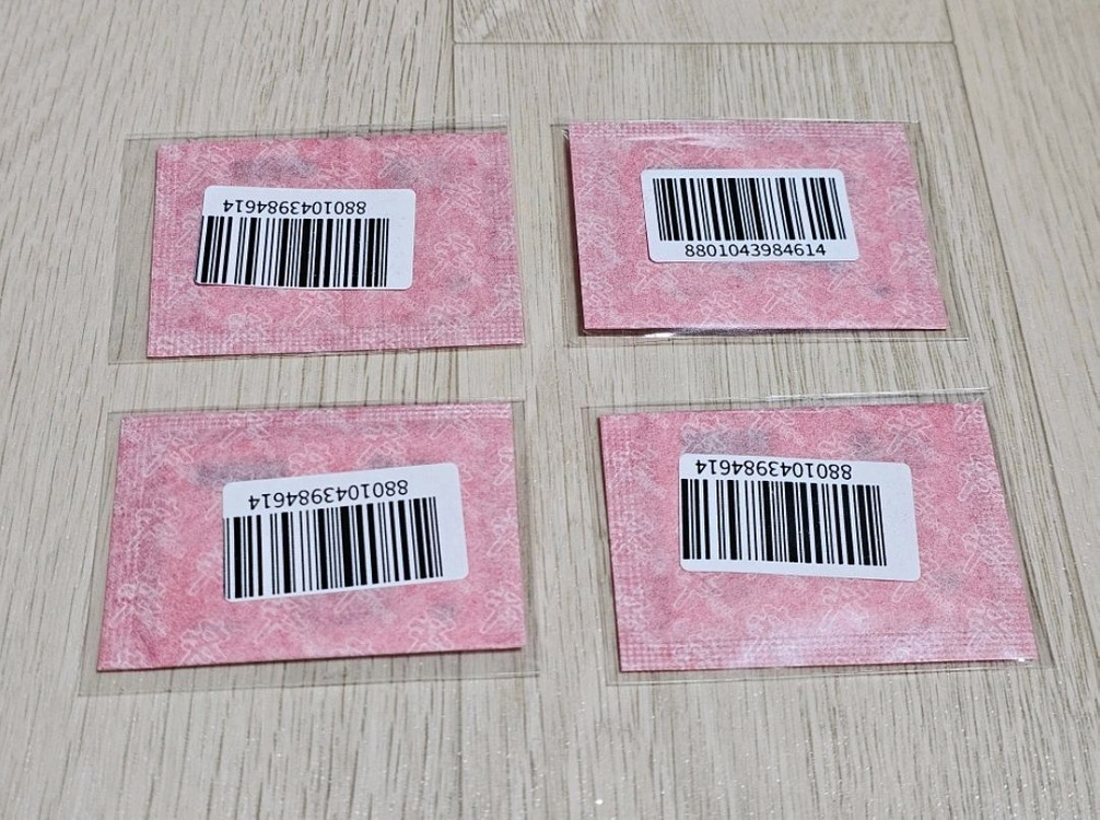 농심 케이팝 데몬 헌터스 씰스티커 띠부씰 4 종 팜.일괄 가격임. 이미지