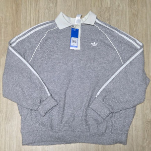 아디다스 부클 오버사이즈 폴로 크루넥 팝니다.(L)