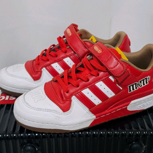 아디다스 포럼 로우 M&Ms 레드