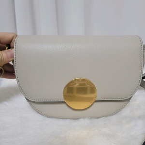 오야니 반달 라운드 크로스백 크림 숄더백 이미지