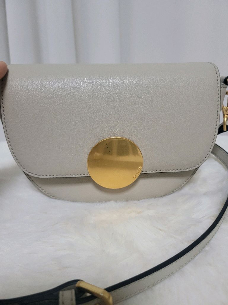 오야니 반달 라운드 크로스백 크림 숄더백 이미지