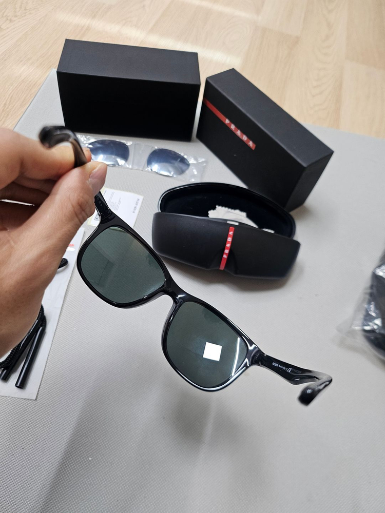 정품 프라다 선글라스(01U 06Y 03OF 빅사이즈 선글라스)--3