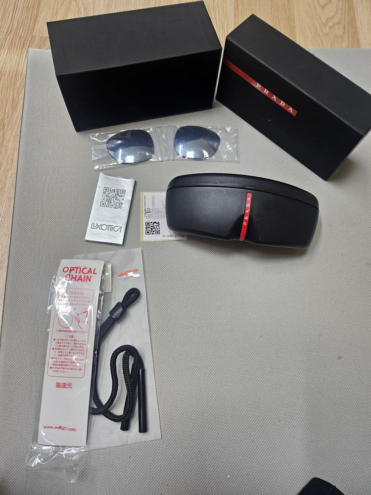 정품 프라다 선글라스(01U 06Y 03OF 빅사이즈 선글라스)--5