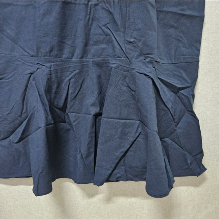 새상품) 린넨 셔링 프릴 뷔스티에 나시 원피스/ 린넨 롱원피스 55~66 이미지