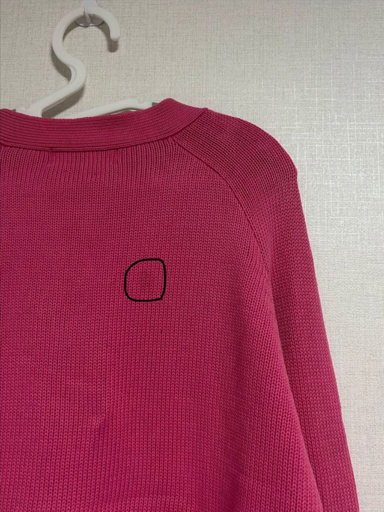 폴로 랄프로렌 오버핏 포켓 니트 가디건 핑크 100 L 이미지