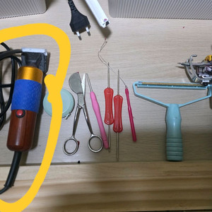 터프팅 러그 트리머 바리깡