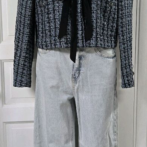 쿠오세 리본 트위드자켓