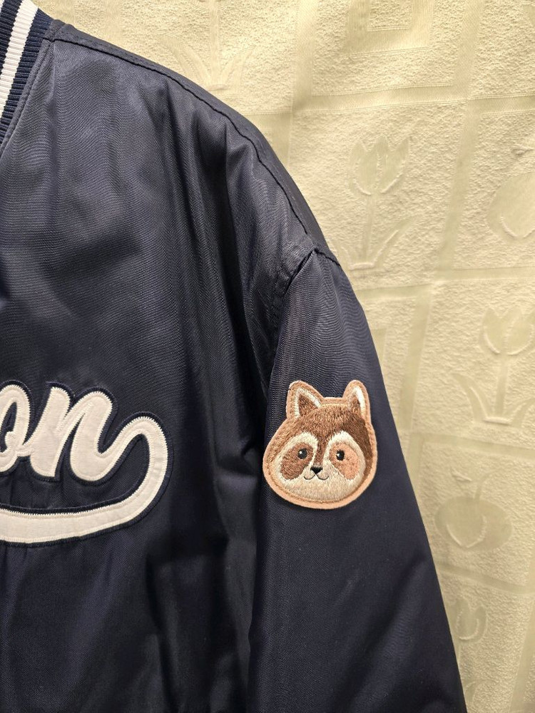 거의새거) 테이크이지 라쿠 오버핏 바시티 누빔 자켓 야구점퍼 100~105 이미지