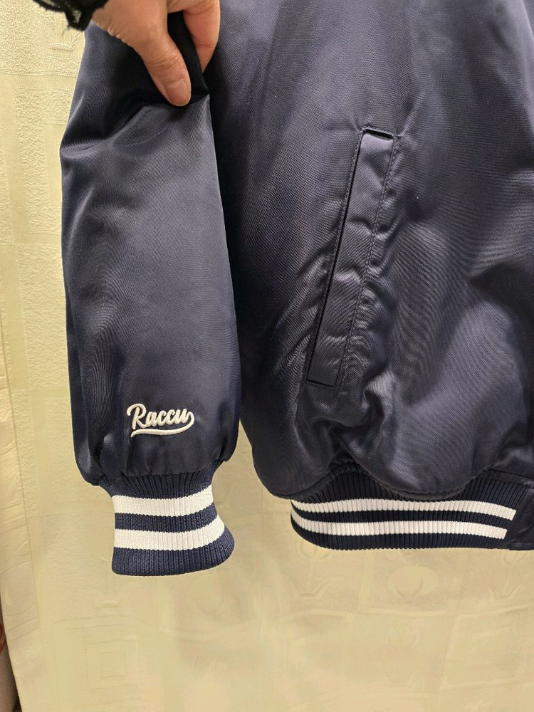 거의새거) 테이크이지 라쿠 오버핏 바시티 누빔 자켓 야구점퍼 100~105 이미지