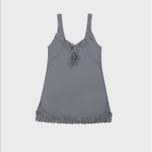 (새상품) 프레클 로즈 레이스 슬립 미니 드레스 시눈 스컬프터 누아누