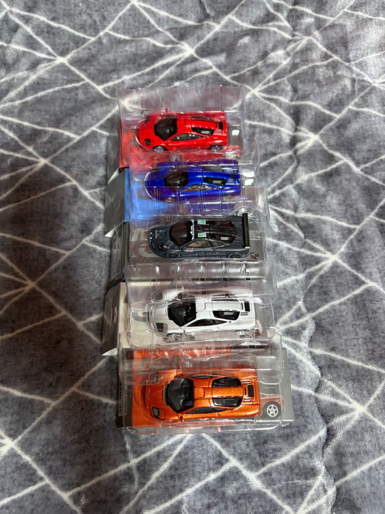 미니지티 맥라렌 F1 시리즈(레드, 블루, 실버, 블랙, 브라운) 다캐 일괄 판매--1