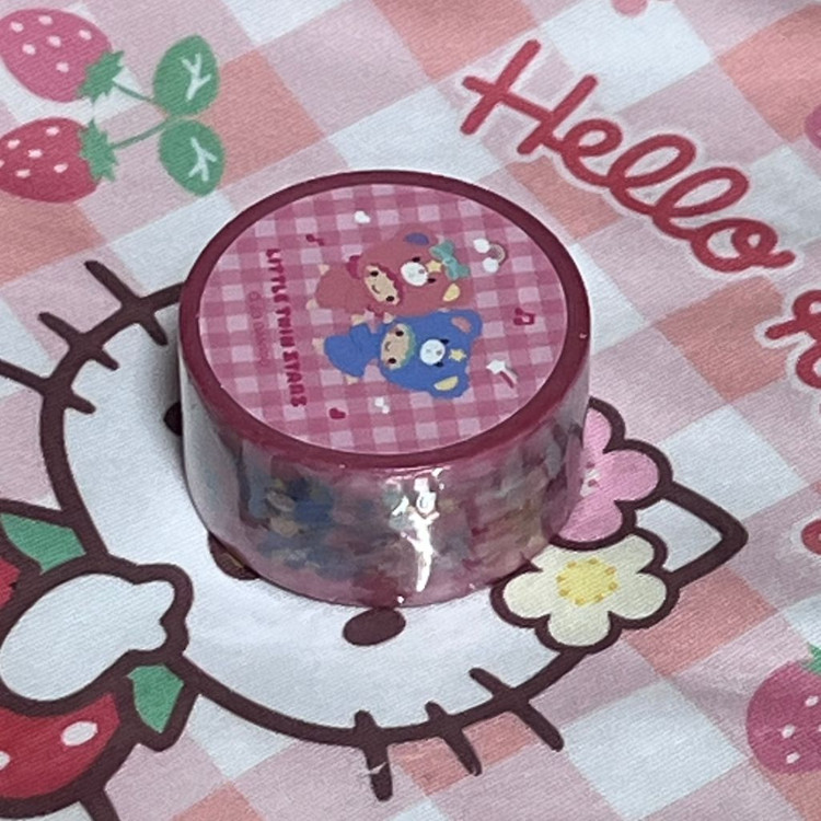 산리오 헬로키티 리틀트윈스타 포차코 마스킹테이프 마테--2