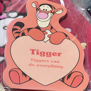 디즈니 위니 더 푸_티거 모양 메모패드