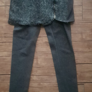 여성55 66 스커트레깅스 치마 골덴 쉬폰 밴드 포켓