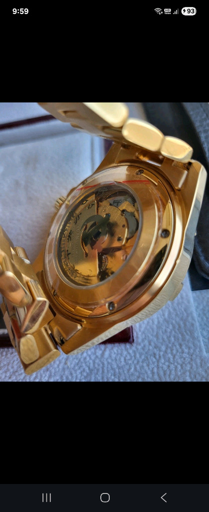 [희귀 수집용] 중국 중앙판공청 기념 금장 기계식 시계 (풀박스) 이미지