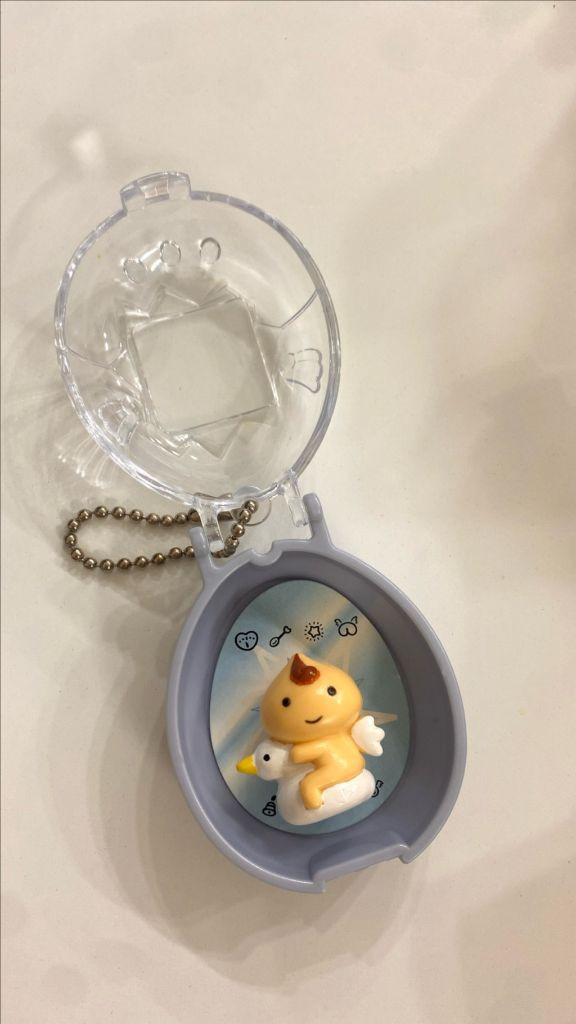 초레어! 일본 1996 1997 고전 다마고치 키링 세트 텐시치 미미치 이미지