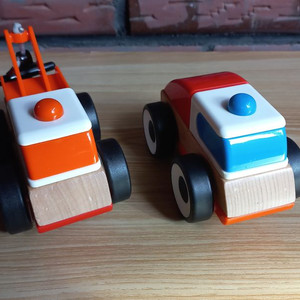 이케아 자동차 장난감 소품 나무 우드