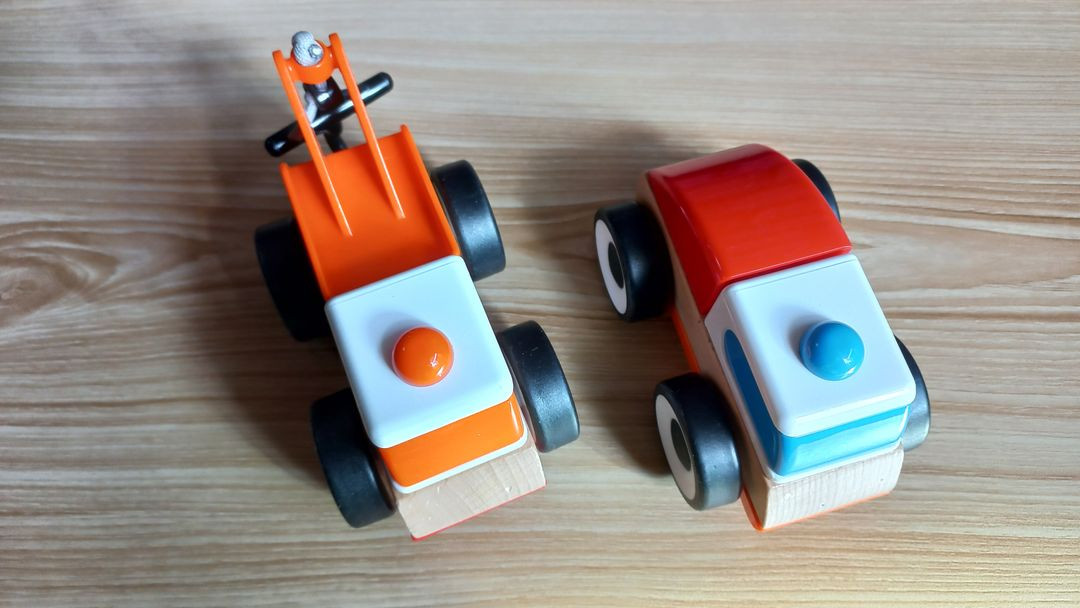 이케아 자동차 장난감 소품 나무 우드--1