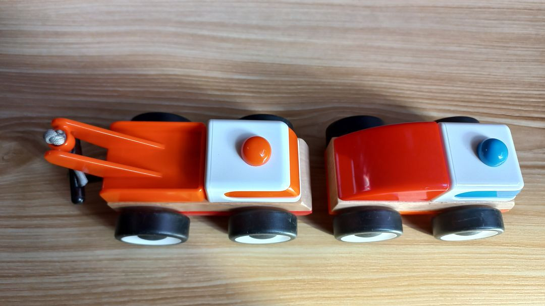 이케아 자동차 장난감 소품 나무 우드--7