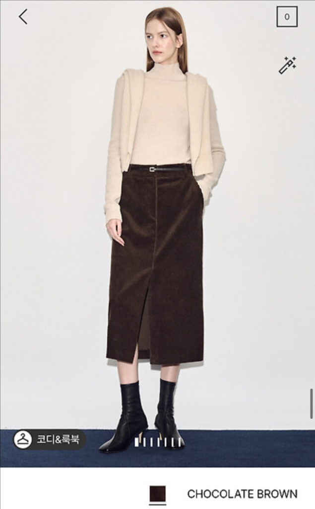 타임 스커트 코듀로이 저렴히 판매패요--0