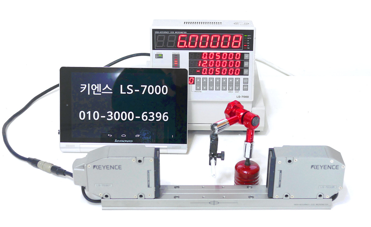 키엔스 7000 정밀 비접촉 레이저 외경측정기--1
