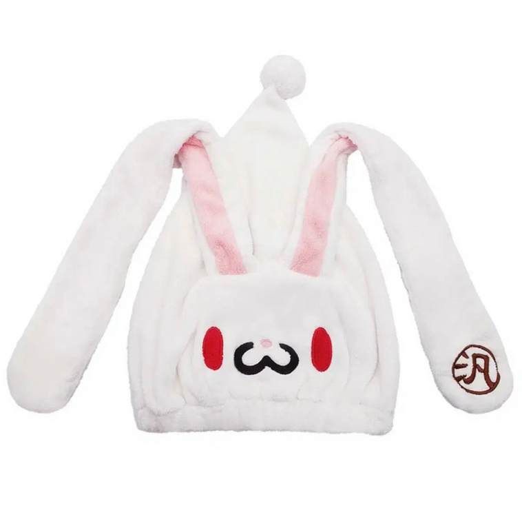 희귀 정품 범용토끼 스야스야 헤어캡 목욕 모자 글루미베어 인형 이미지