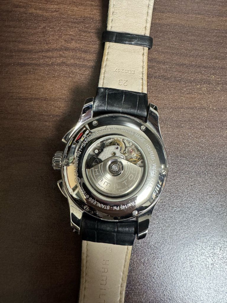 해밀턴 재즈마스터 오토 크로노 H32766783 해밀뚜기--4