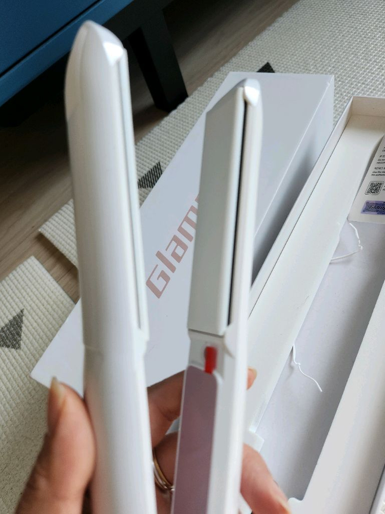 헤어 스타일러 고데기(글램팜로스골드)--2