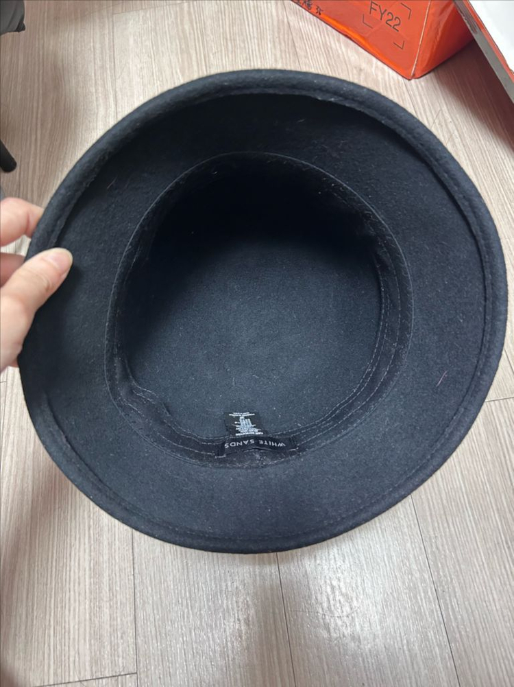 화이트샌즈 겨울 울모자 클로슈햇--4