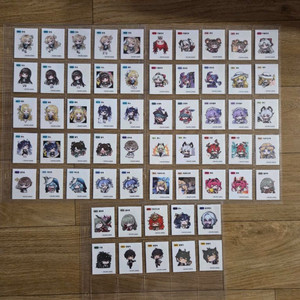 GS25 명조 띠부씰 2차 60종 전종 일괄