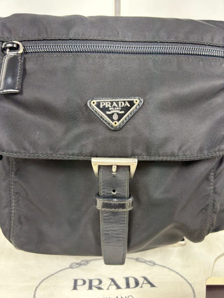 프라다 B5469F 나일론 크로스백 메신저백--3