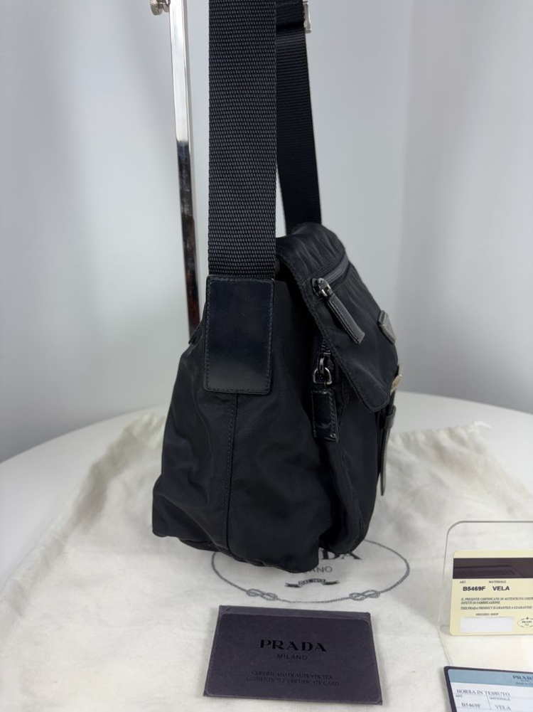 프라다 B5469F 나일론 크로스백 메신저백--5