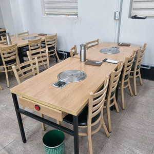 도시가스 4인 테이블 의자세트