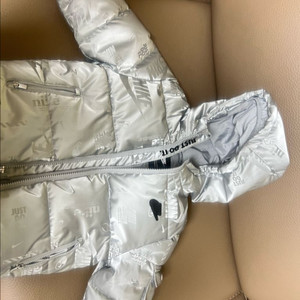 나이키 실버 키즈 유아 패딩