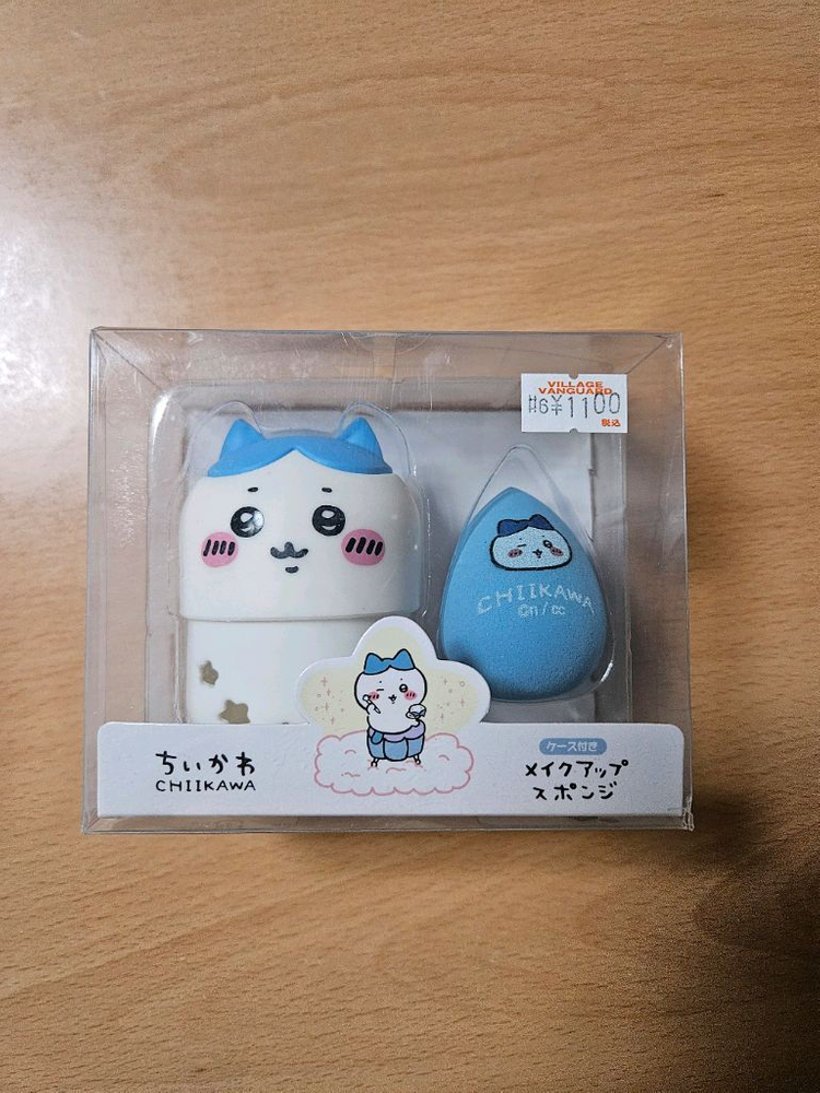 치이카와 메이크업 스펀지세트 하치와레--2