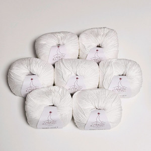 세하선 레인즈두놀드 베이비 소프트 뜨개실 털실 면 50% 아기 옷 가디건