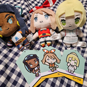 포켓몬스터 릴리에 야청 하루카 트레이너즈 마스코트 누이 인형 일괄 판매 이미지