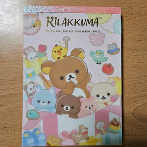 리락쿠마 메모패드