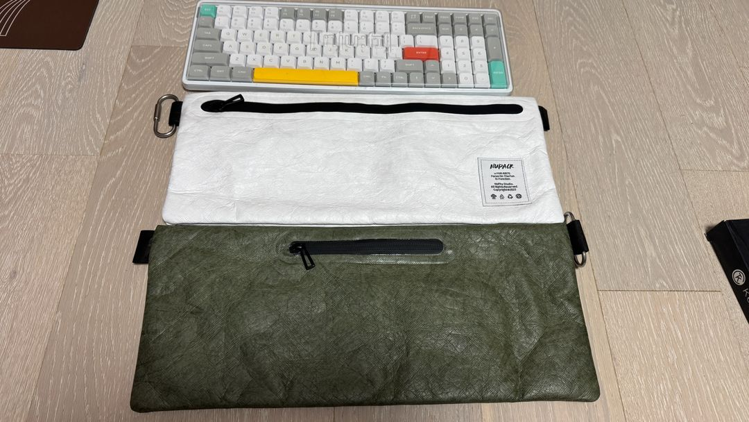 누피 Nuphy Air96 V2 화이트 Wisteria축 + 전용가방--1