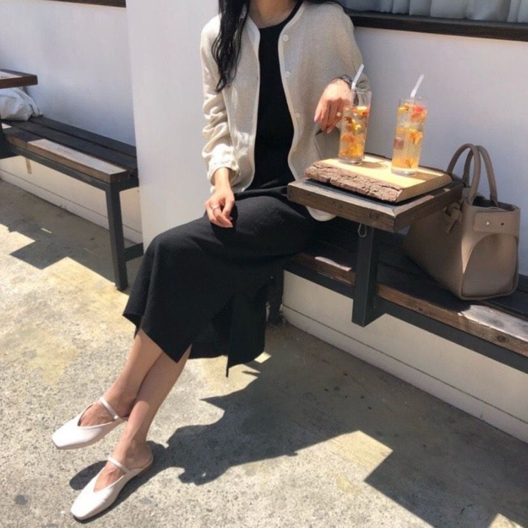 체크 트위드 자켓--1