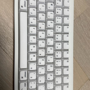 Nuphy Halo75v2 화이트 - 일부 교체