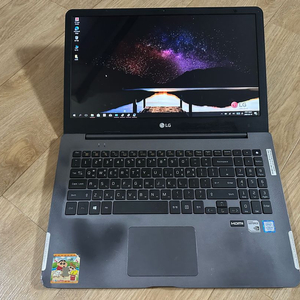 엘지 터치가능 노트북 i5/지포스/8기가/ssd256 정상부팅(부품용) 제품 12만원 판매