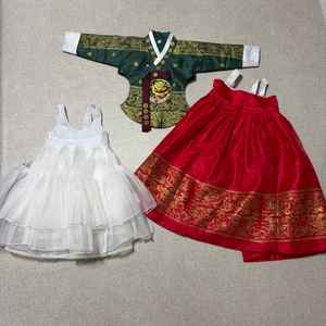 여아 한복 3호 중전한복 (속치마포함)