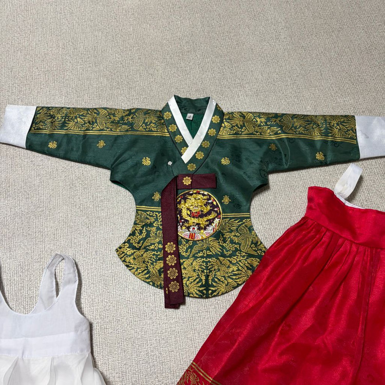 여아 한복 3호 중전한복 (속치마포함)--1