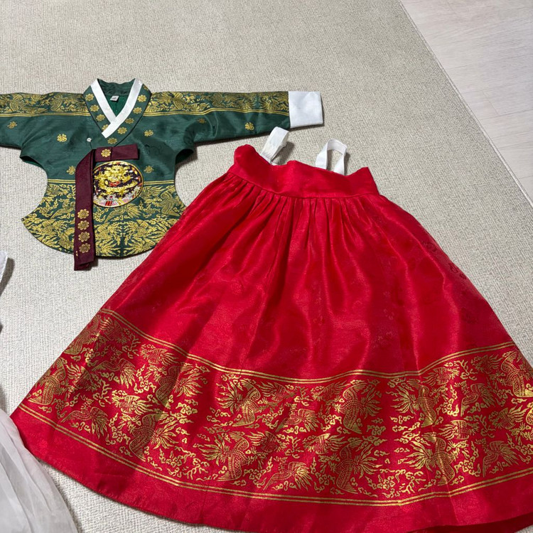 여아 한복 3호 중전한복 (속치마포함)--2